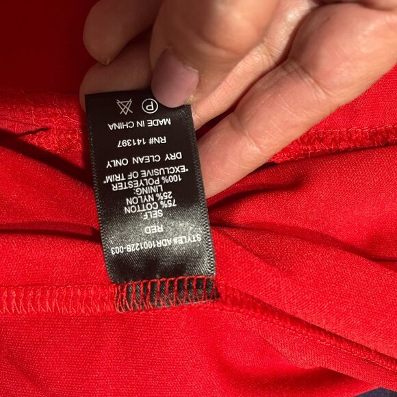 ASTR The Label Lace Red Dress Size Large - Picture 7 of 8